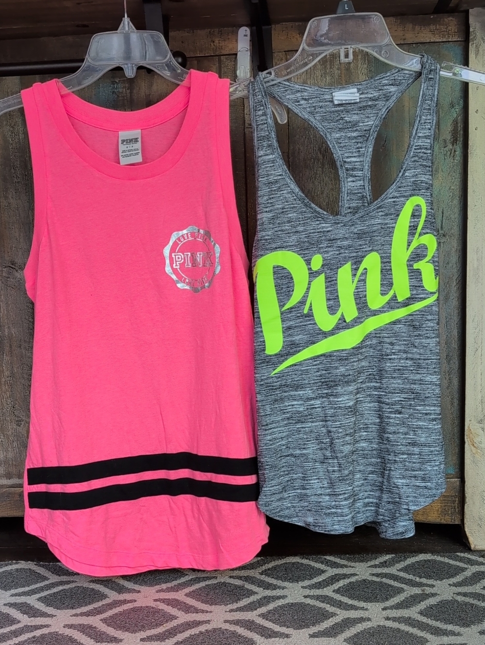 Victoria's Secret Pink Athletic Workout Tank Tops - Bundle Deal - Women's Small